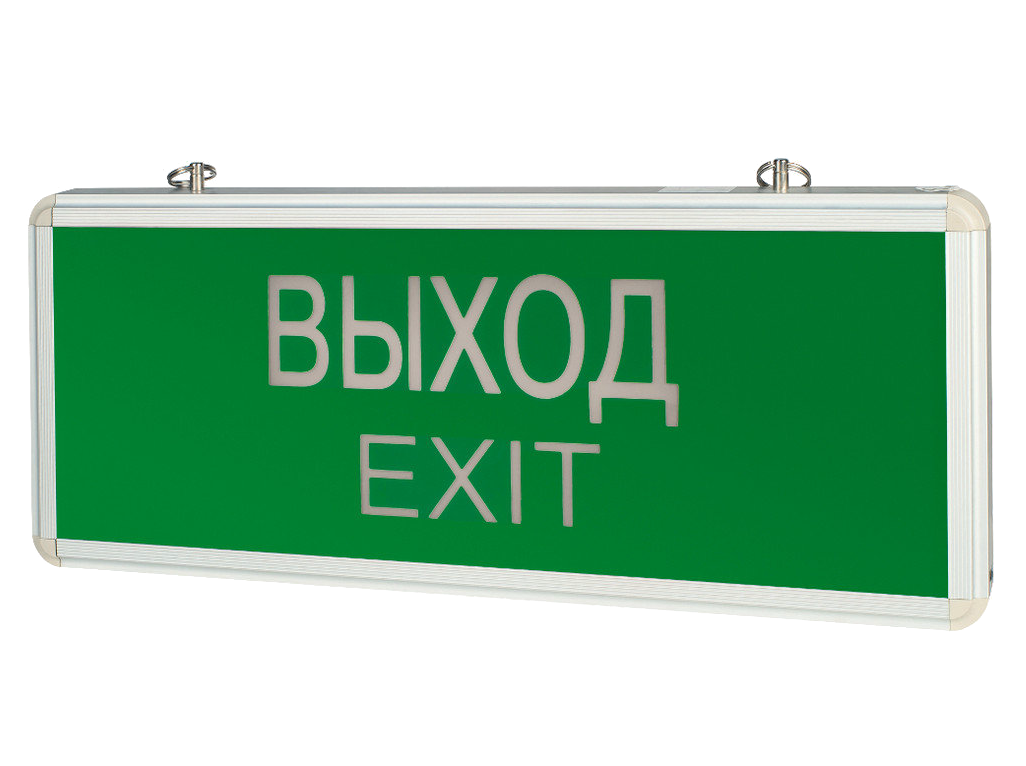 Аварийно-эвакуационный указатель VARTON ADVANCED 1.5 ч (V1-R0-70354-02A02-2000365 "Выход-exit" 3Вт 400mAh односторонний 1,5ч)