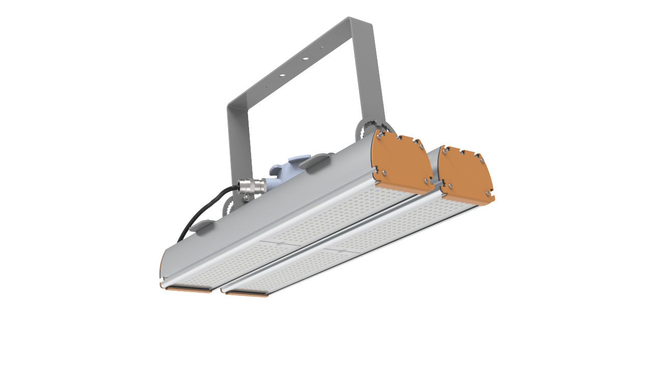 Взрывозащищенный светильник SVT MPRO-Ex (96W-Ex-DUO-120 192Вт 31380Lm IP66 504x210x291)