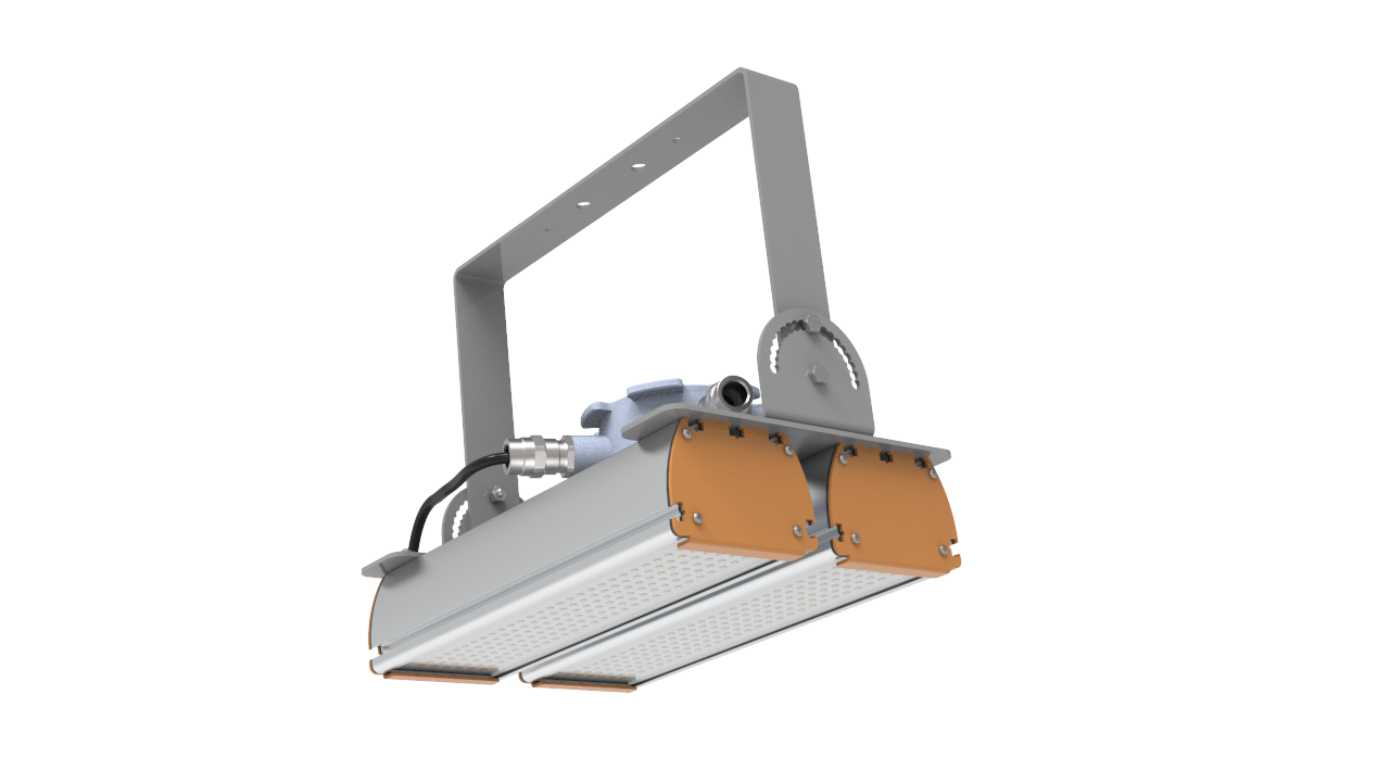 Взрывозащищенный светильник SVT MPRO-Ex (61W-Ex-DUO-120 122Вт 19880Lm IP66 320x210x291)
