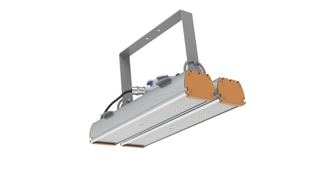 Взрывозащищенный светильник SVT MPRO-Ex (80W-Ex-DUO-120 160Вт 24940Lm IP66 454x210x291)